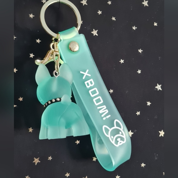 Mint Green Puppy Keychain/Bagcharm - Picture 6 of 7
